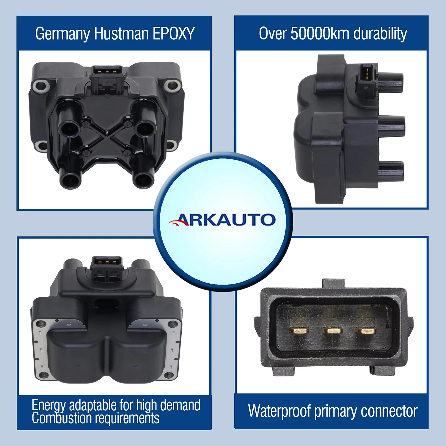 1 قطعة ARKAUTO ملف الإشعال حزمة UF545 ل ألفا روميو 145 فيات برافا لانسيا دلتا بروتون ساغا كيا هوندا أكورد سبورتاج L4