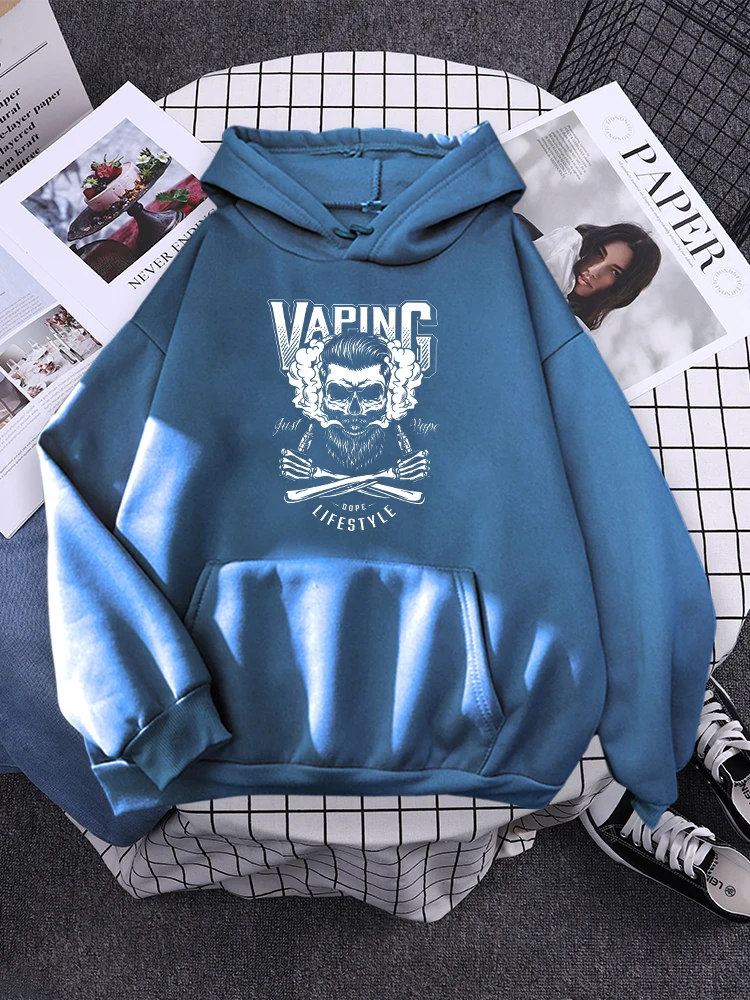 Electronic Cigarette In Vape We Trust Prints Women Hoody Fashion Soft Sportswears Full Sleeve Tracksuit Hip Hop Quality Pullover