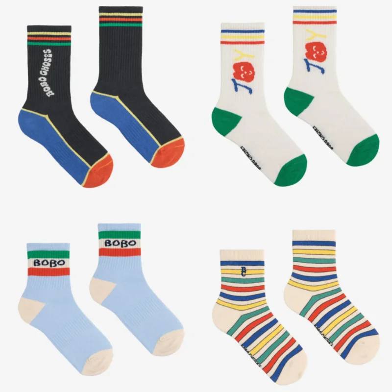 2025 جديد قبل الميلاد الخريف الفتيات الكرتون الأطفال جوارب قطنية ملابس أطفال طفل الفتيان جورب