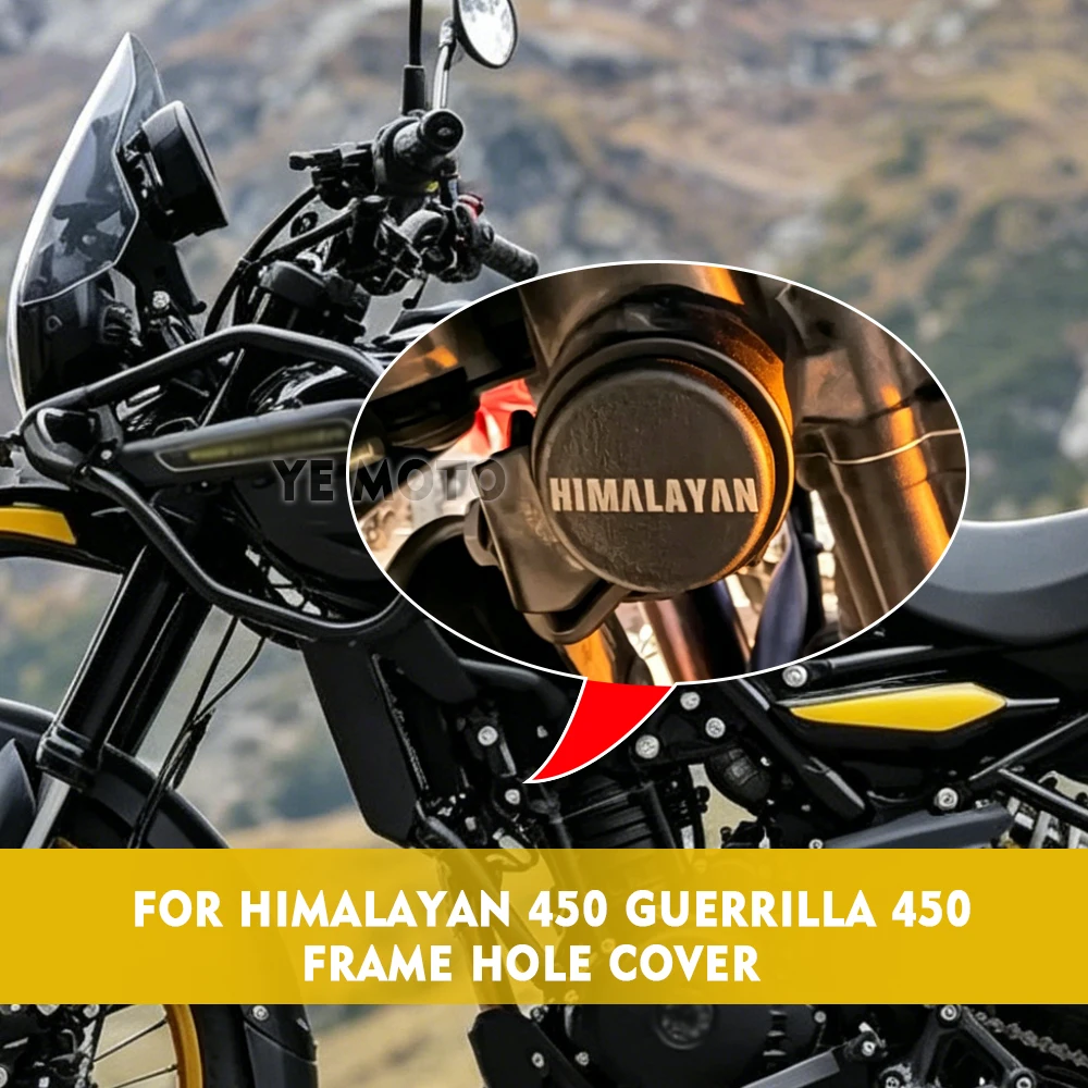NEW 2026 For Himalayan450 Himalayan Guerrilla 450 Guerrilla450 2024 2025 Frame Hole Cover Caps Plug Frame Accessories