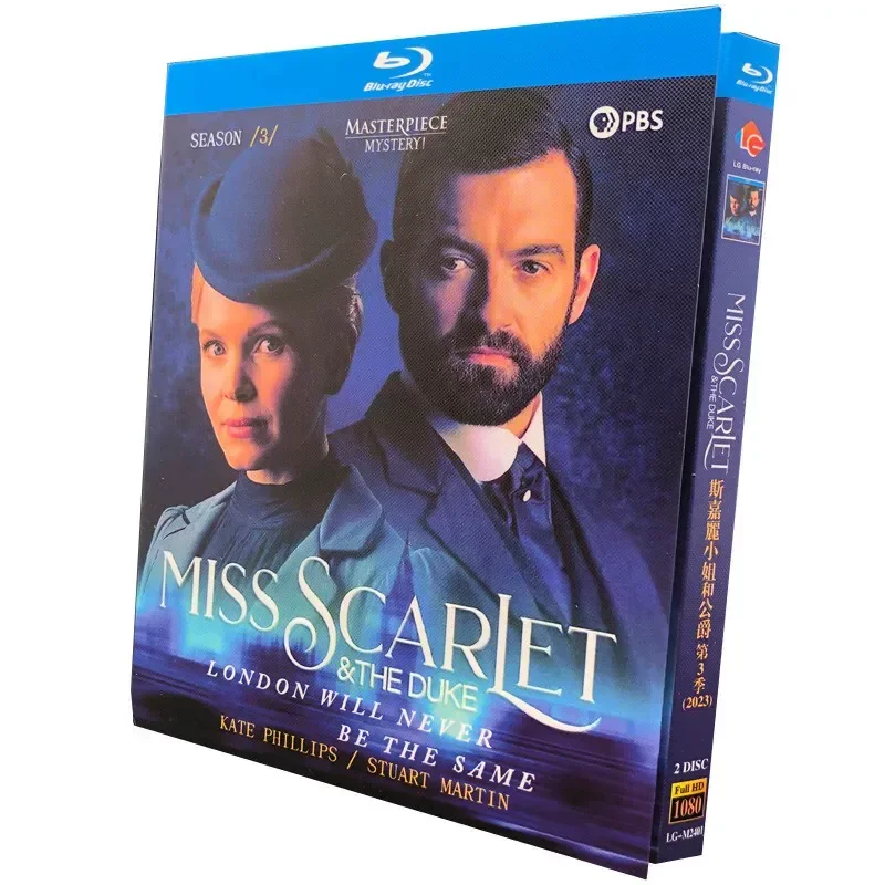 

BD Blu-ray Disc Miss Scarlet and The Duke Seasons 1 to 4 6 Disc Set