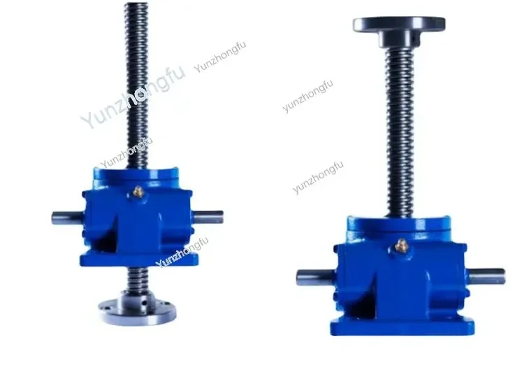 Turbine Screw Elevator Platform Hand-Cranking Ball Multiple Linkage Lift Platform Worm Wheel