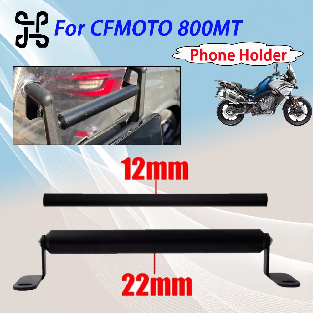 

For CFMOTO 800MT MT800 800 MT Motorcycle Phone Mount GPS Holder Anti-Vibration Waterproof Smartphone Bracket Adventure Touring