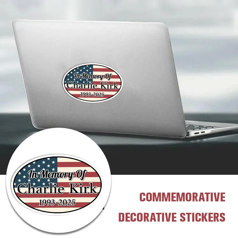 1/5/8 قطعة ملصقات تذكارية تشارلي كيرك الديكور الصلاة ملصق الحرة أمريكا باتريوت ملصقات ديكور المنزل