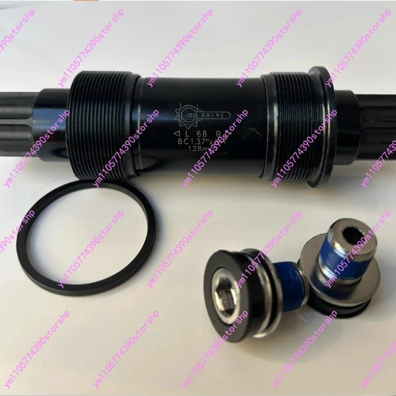 For Bicycle‑Spline‑Bottom‑Bracket 68mm 10‑Tooth‑10‑Key 103‑118‑128mm Replacement Spare Accessory