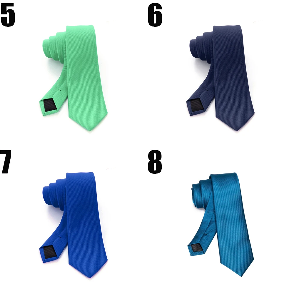 EASTEPIC Einfarbige Krawatten für Herren. Herrenkrawatten aus Twill-Lounge-Anzügen mit schlichtem, aber eleganten Accessoires für soziale Anlässe – Detail 4