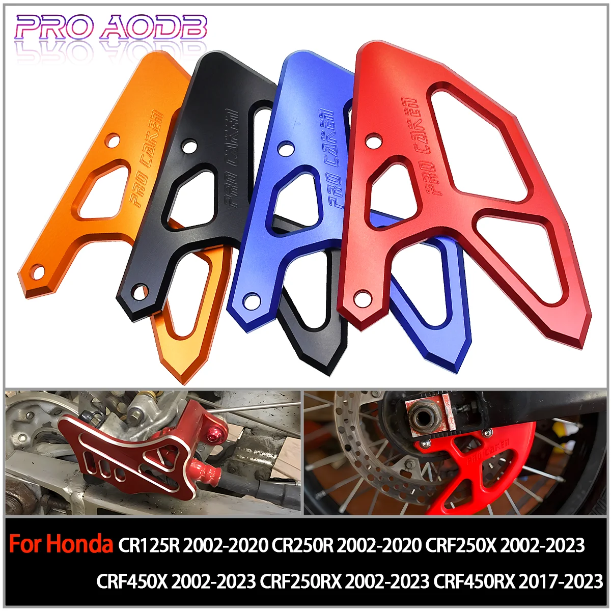 

Motorcycle Rear Brake Disc Guard For Honda CR 125 CRF 250 450 250R 450R 250X 450X 250RX 450RX KAYO T4 T6 BSE Universal Parts