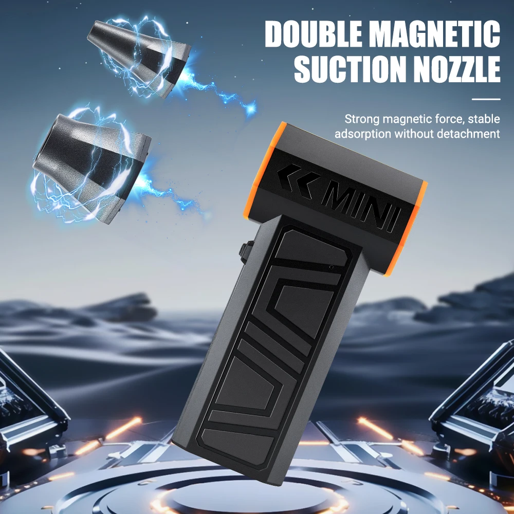 110000 RPM Mini Air Blower Handheld Electric Turbo Jet Fan Brushless Motor Violent Blower Wind Speed 41m/s Industrial Duct Fan