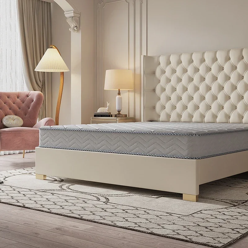 سرير جمالي مصمم بسيط ومريح لغرفة نوم الشمس وسرير بسيط ورخيص فاخر وحديث وأثاث فندق Cama De Casal