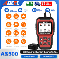 ANCEL AS500 OBD2 Scanner Diagnostics Tool Engine Code Reader OBD Auto Diagnose Car Lifetime Free Update OBD2 Automotive Scanner