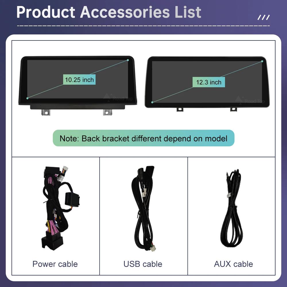 Wireless Carplay Multimedia Car Display Screen For BMW 3 4 Series F30 F31 F32 F33 F34 F36 Support Android Auto Airplay Mirroring