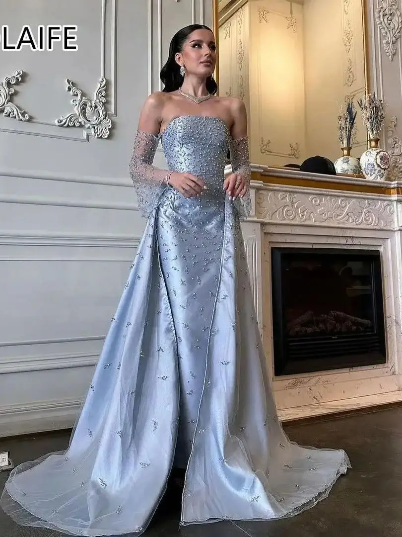 OLAIFE Mermaid Prom Dresses for Women Off the Shoulder Party Gowns robes de soirée فساتين حفلة موسيقية vestidos de gala Long