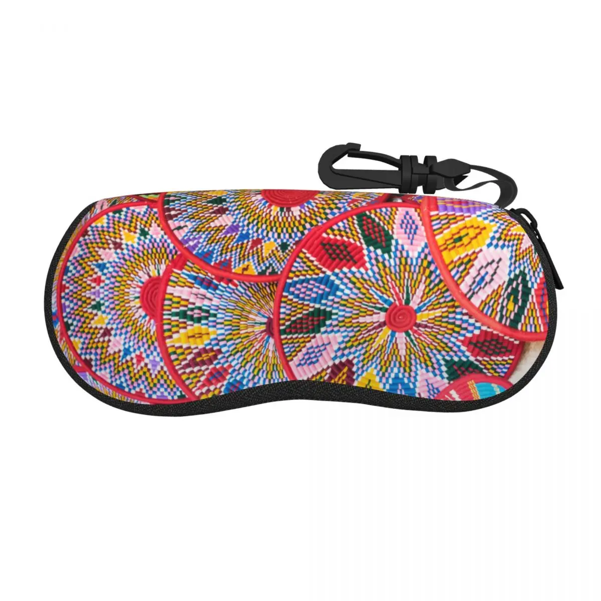 Estuche para gafas de concha de arte Habesha etíope personalizado, estuche para gafas bonito para hombres y mujeres, estuche para gafas de sol