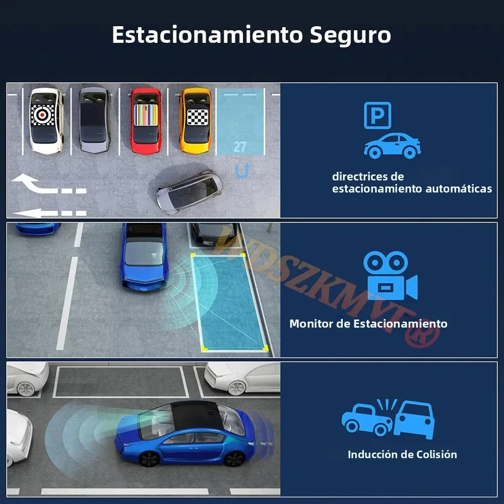 Cámara de Visión Trasera de 360 Grados y 4 Cámaras, Delantera, Izquierda, Derecha y Trasera, WIFI, Grabadora de Video de 1080P, DVR para Automóvil, Cámara para Tablero, 4 Vías, Kit de Hardware de 24 Horas camera para a