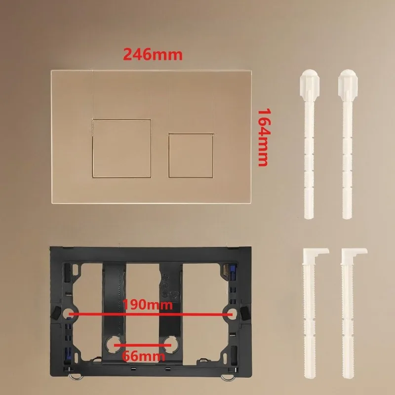 

Dual-Flush Actuator Plate for Sigma01 Sigma20 Sigma21 Sigma30 Sigma50 UP300 Concealed Cisterns Actuator Plate (Khaki) 246x 164mm