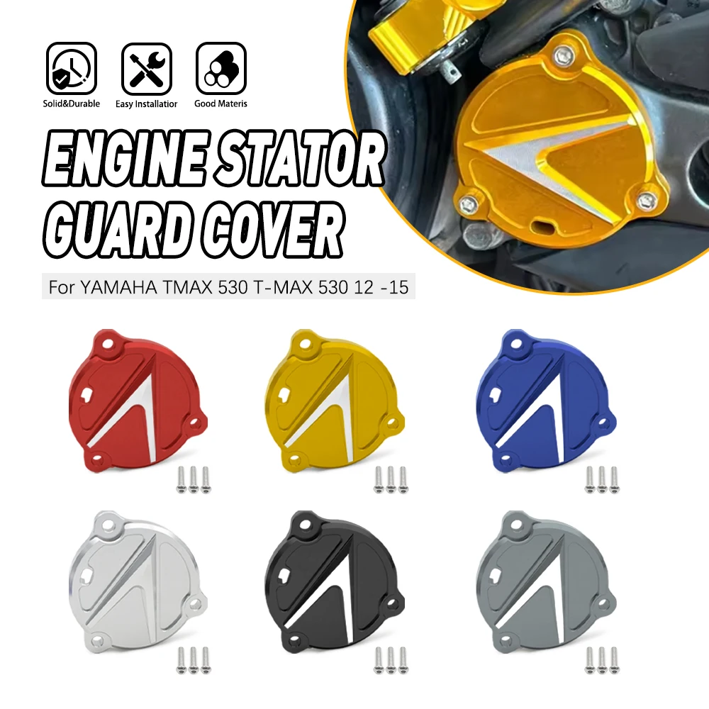 

Motorcycle Accessories For YAMAHA TMAX 530 T-MAX 530 2012 2013 2014 2015 Engine Stator Guard Cover Protector Crap Flap