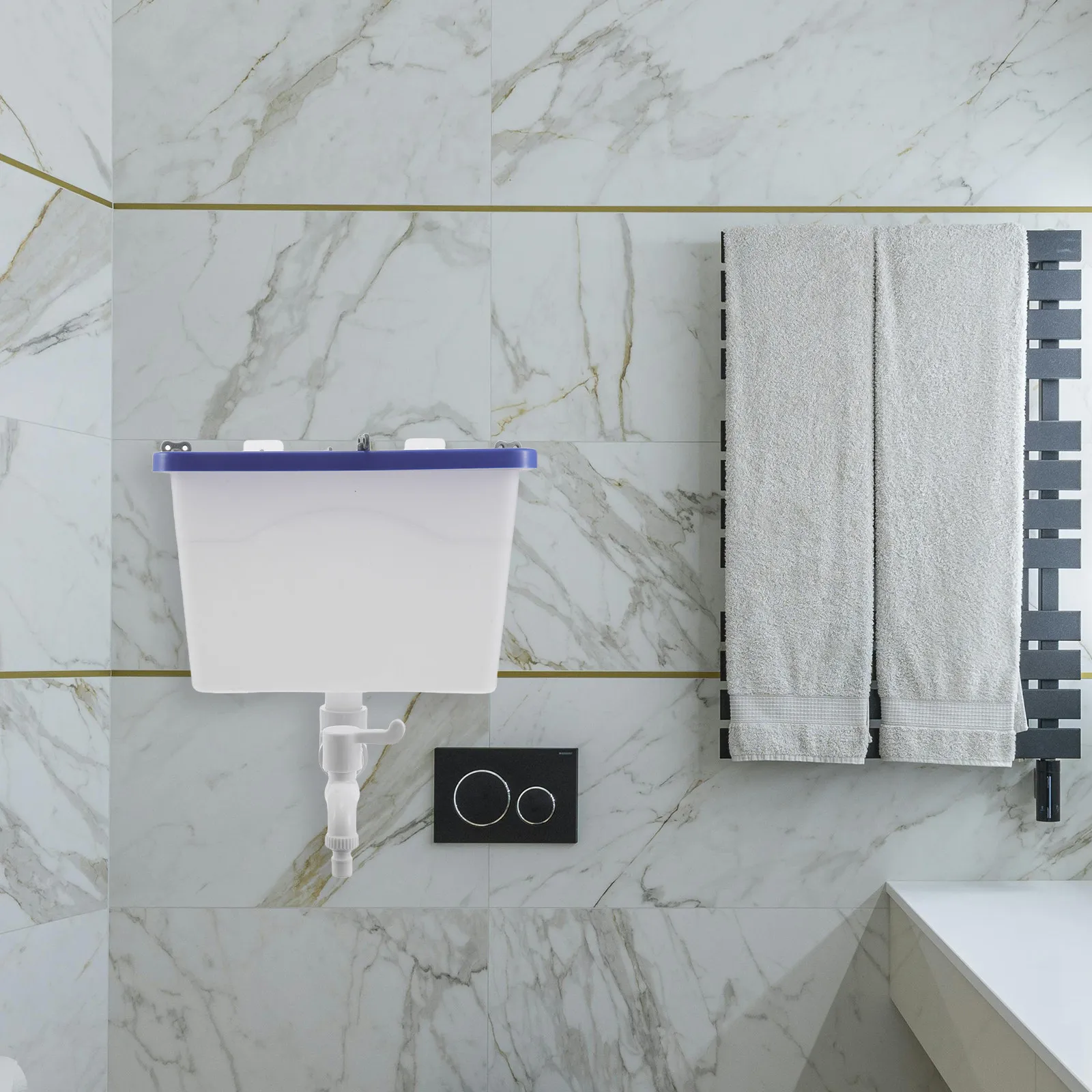 Wall Mounted Hair Washing Bucket Salon Shampoo Basin Portable Hairdressing Equipment for Home and Professional Use
