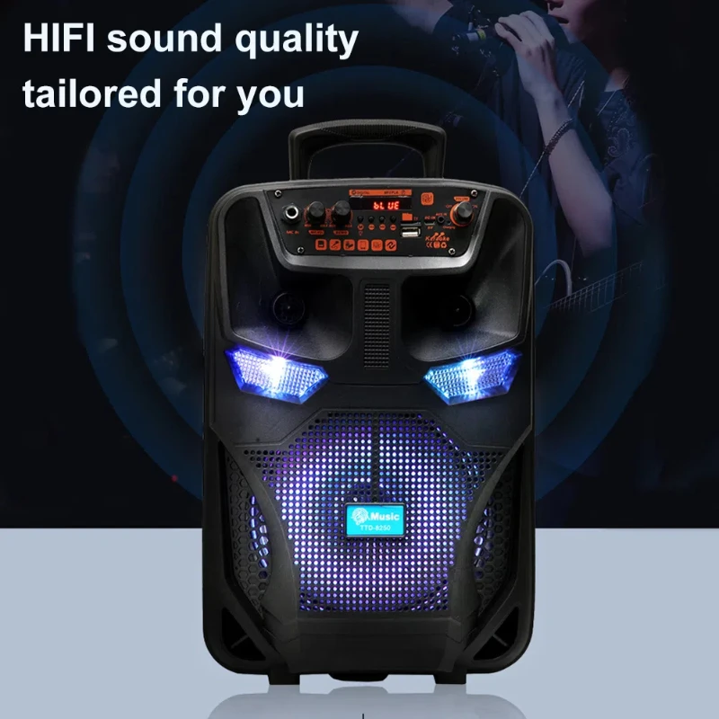 

HI-FI360 Degree Surround High-resolution High Quality and Wireless Bluetoothsubwoofer Speaker with Remote Control and Microphone