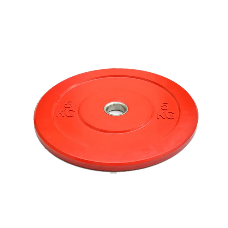

High Quality Fitness Equipment Gym Barbell Plates Fitness Rubber Bumper Plates Barbell Discs for Weight Lifting