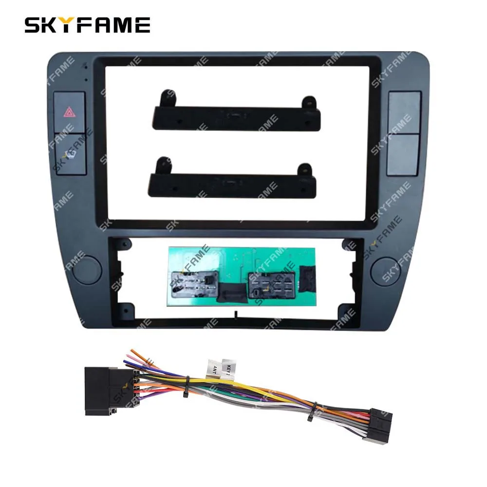 Skyfame Car Frame Fascia Adapter Decoder Android Radio Audio Dash Fitting Panel Kit Voor Vw Volkswagen Passat B5