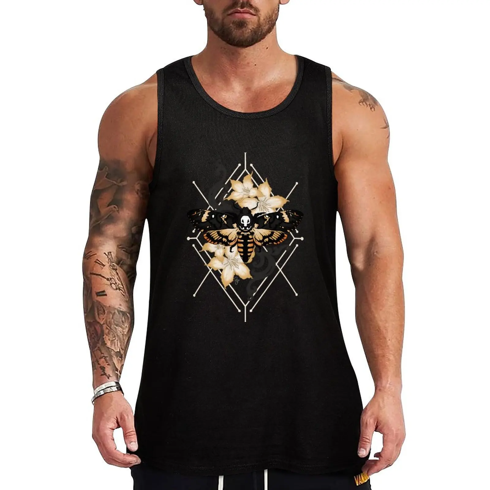 

Death Head Hawkmoth Tank Top sleeveless shirts fashion 2024 man