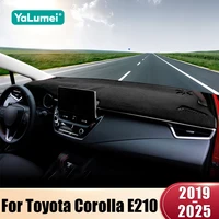Para Toyota Corolla E210 2019 2020 2021 2022 2023 2024 2025 cubierta híbrida para salpicadero de coche alfombrilla para salpicadero almohadilla parasol alfombras Anti-UV