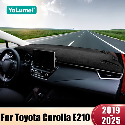 Para Toyota Corolla E210 2019 2020 2021 2022 2023 2024 2025 cubierta híbrida para salpicadero de coche alfombrilla para salpicadero almohadilla parasol alfombras Anti-UV