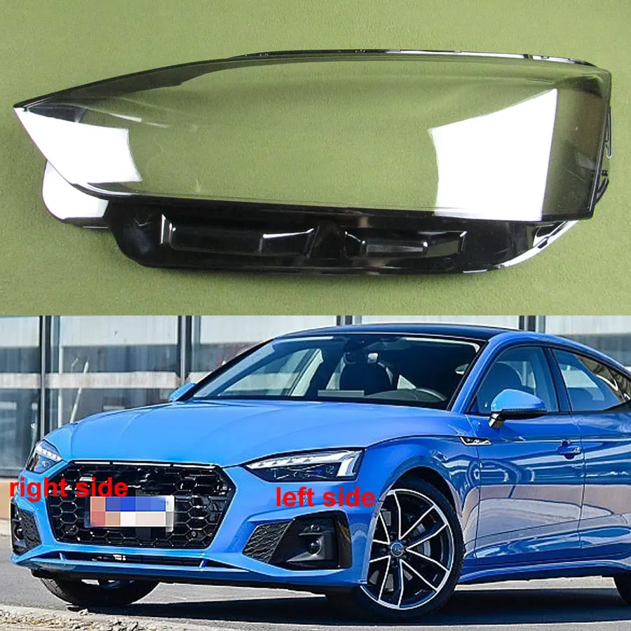 

Для Audi A5 2017 2018 2019 2020 2021 фары прозрачная крышка абажур абажур лампы стекло фары корпус линзы стекло