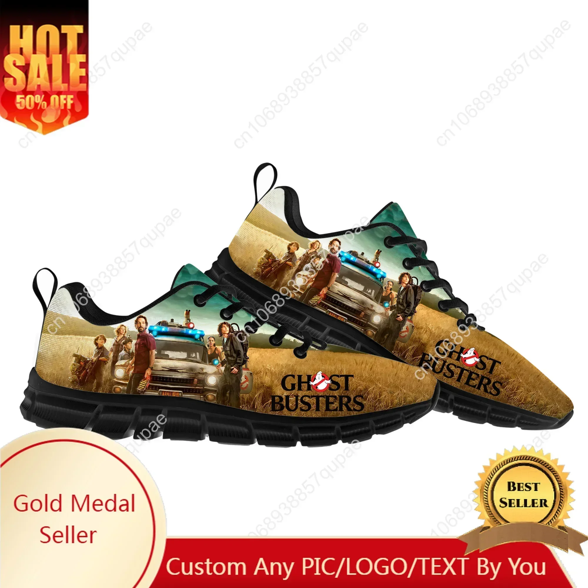 

G-Ghostbusters Classic Movie Sports Shoes Mens Womens Teenager Sneakers Parent Sneaker Customize Couple Shoe