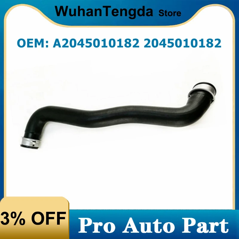 A2045010182 2045010182 Rubber Water Tank Connection Suction Line Upper Coolant Hose for Mercedes Benz C180/200 E200