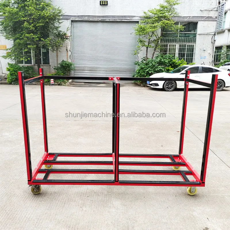 1000kg耐荷重ヘビーデューティー輸送ラック、資材運搬用トロリー、倉庫貨物用カーゴケージ収納ドーリー