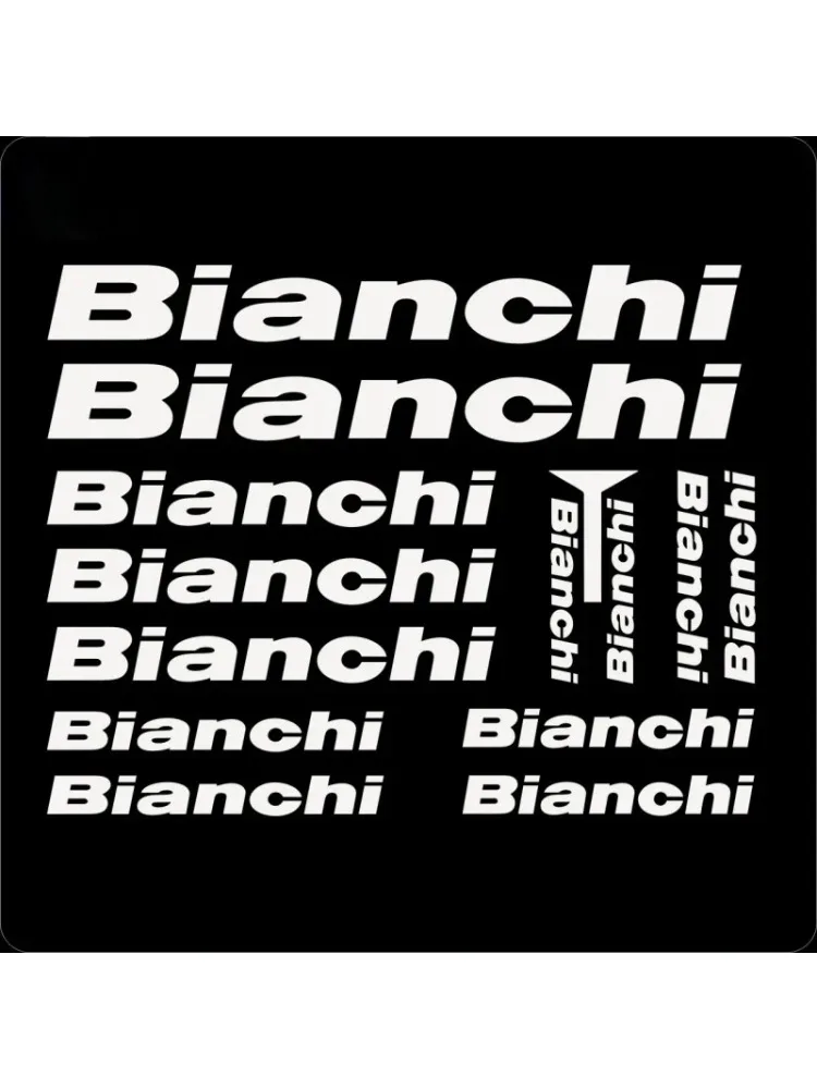 AliExpress NONE 28CM1SET  Bianchi Style Bicycle Sticker, Waterproof Vinyl Decal for Bike Frame, Multiple Colors Available