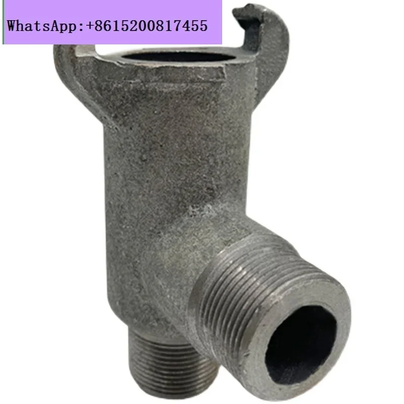 

High pressure sandblasting machine accessories Thickened dragon claw tee sand pipe joint Sandblasting machine sand valve