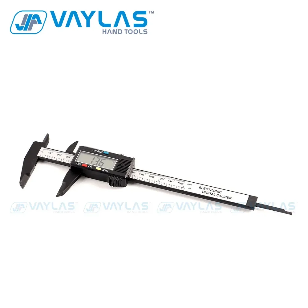 Caliper Tool 6 inch 150mm Vernier Caliper with Electronic Digital Display Screen Household Measuring Tool