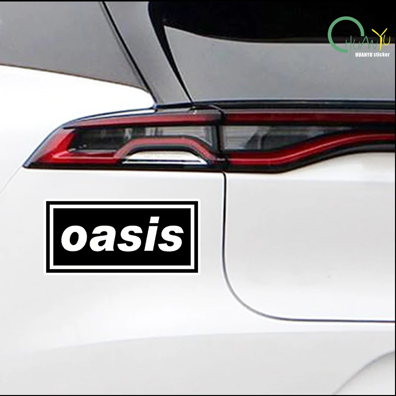 Oasis story rock band creative personality cute flag car sticker motorcycle sticker waterproof decoration view 2