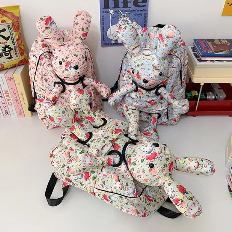 2026 New 3D Women's Backpack Fashion High Quality Women's Travel Backpack Cartoon Versatile Large Capacity Women's Backpack