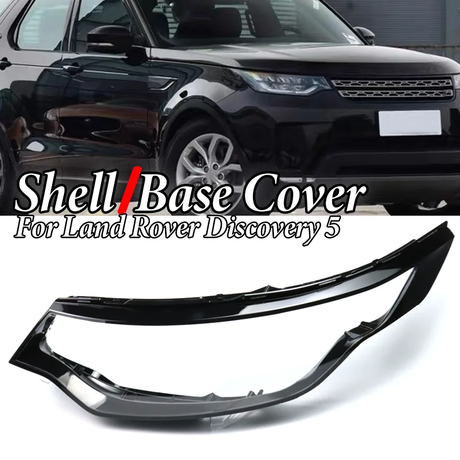 

Front Headlight Back Base House Shell Glass Headlamps Transparent Lampshade Cover For Land Rover Discovery 5 2017 2018 2019 2020