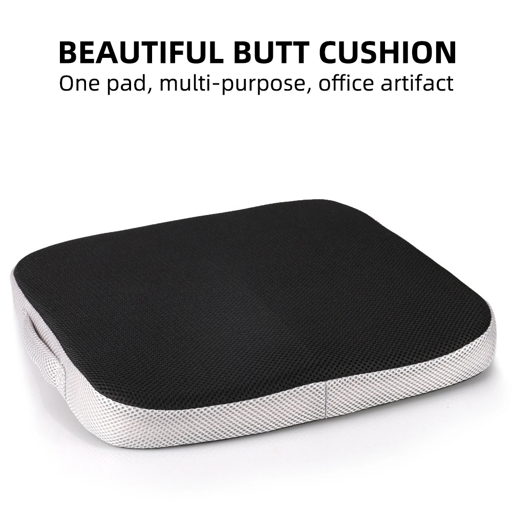 Advanced Comfort Seat Cushion - Anti slip Memory Cotton Cushion - Office Chair Car Seat Cushion - Relieve Back Pain and Sciatica