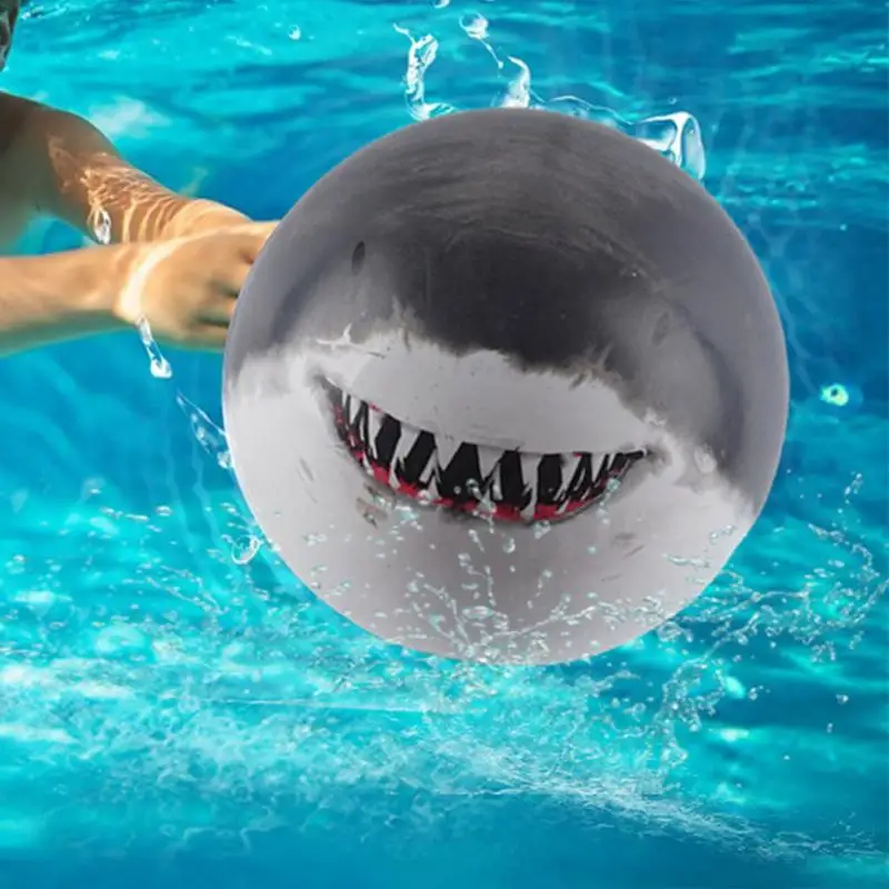 Shark Shape Water Ball สระว่ายน้ําเด็กดําน้ําการฝึกอบรมช่วยสอนชายหาดผู้ปกครอง-เด็ก Interactive เกมกีฬาของเล่น