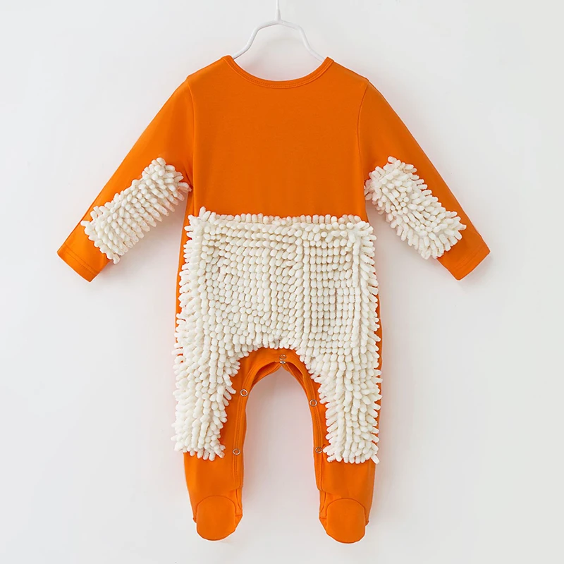 Spring Newborn Jumpsuit Mop Boys Girls Long Sleeve Baby Crawl Solid Baby Girls Clothes Rompers Infant Baby Boy Girl Rompers