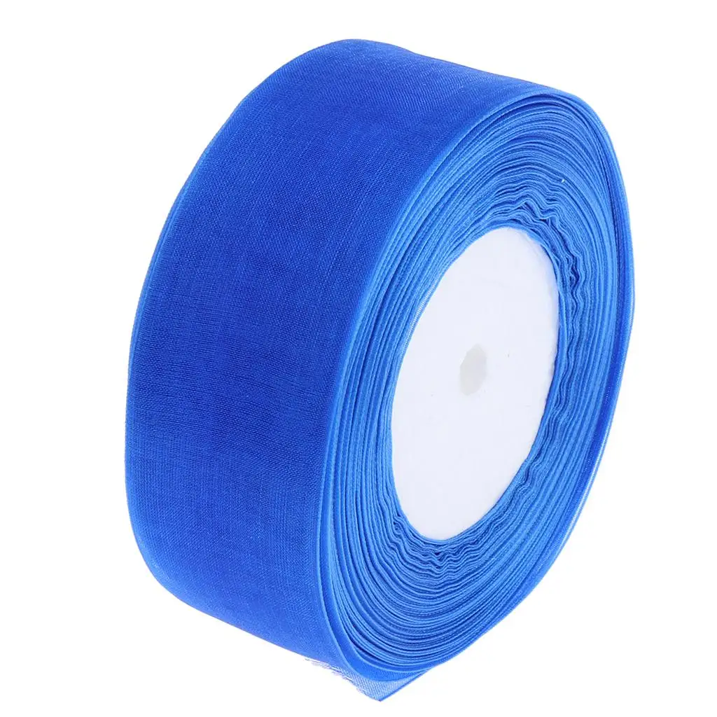 Solid  Ribbon Tulle Roll Spool 4 Cm / 1.5 Inch 50 Yards