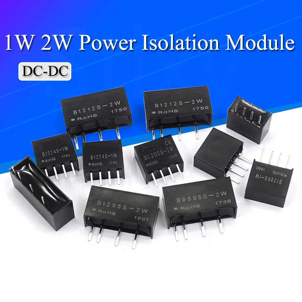 DC-DC Regulated Power Supply Module Isolating Switching Power DC-DC B0505S/9/12/24S-1W B1205/ 5V 9V 12V 24V