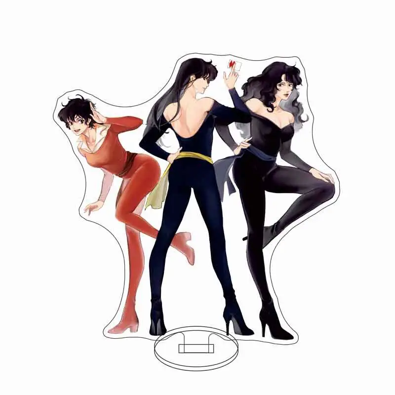 16CM Anime Figure From Cat's Eye Sylia Chamade Tam Chamade Alexia Chamade‌ Toshi Utsumi Cos Acrylic Stand Ornaments Gifts - view 3
