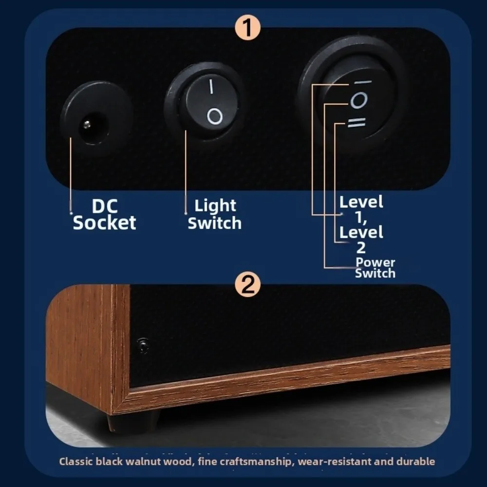 USB Power Automatic Watch Winder Wooden Case Mute Motor Rotating Watch Box Single Position Fully Automatic