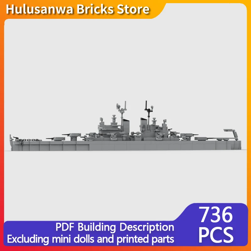 

USS CL-55 Модель авианосера MOC Строительные кирпичи Военное оборудование Модульная технология Подарки Праздничная сборка Детские игрушки Костюм