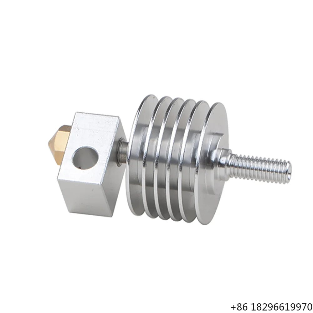 3D Printer Accessories MK8 Short-range Remote Heating Head Print Head Extrusion Head Heating Block Nozzle Integrated M6