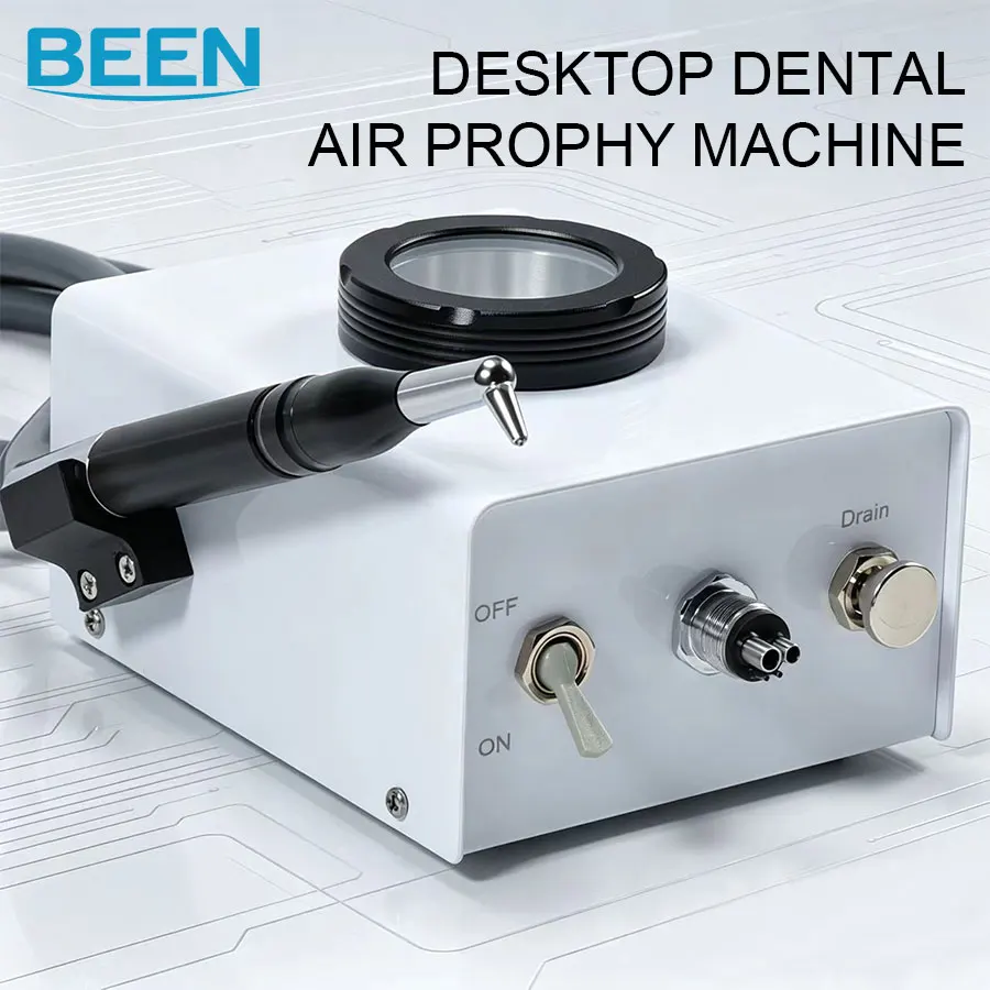 

Professional Dental Sandblasting Gun, Air Abrasion Polisher with Adjustable Sand Flow, Dental for Clinic Teeth Cleaning Tool