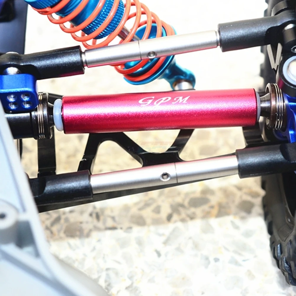 GPM โลหะด้านหน้าชุดเพลาขับด้านหน้า CVD Universal Joint 6851A 6851R 6851X สําหรับ 1/10 Rustler Hoss Stampede Slash 4X4 VXL