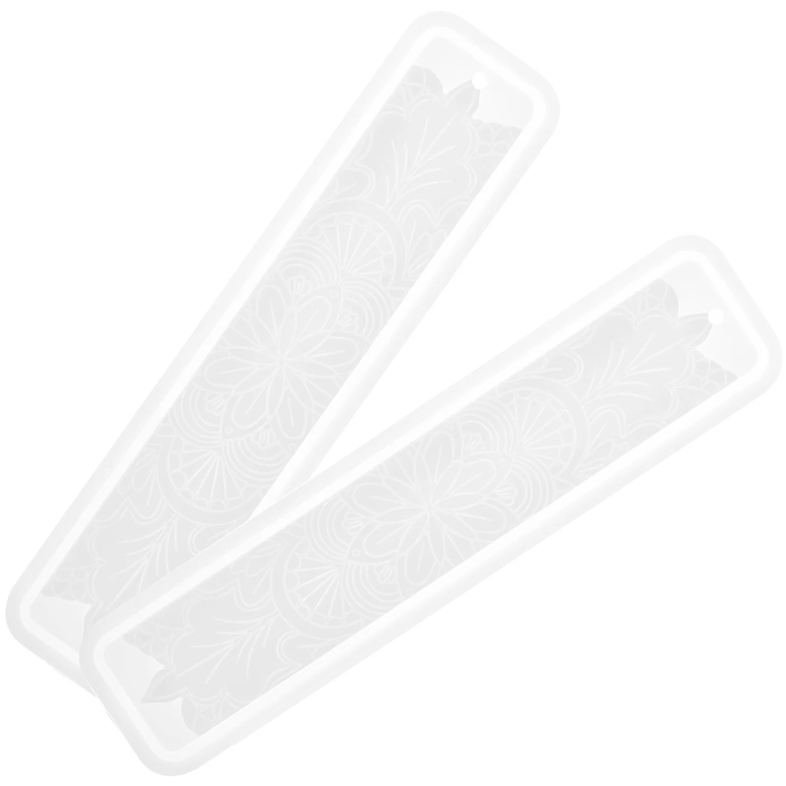 

2 Pcs The Circle Bookmark Silicone Mold Making Silica Gel Number Molds for Resin