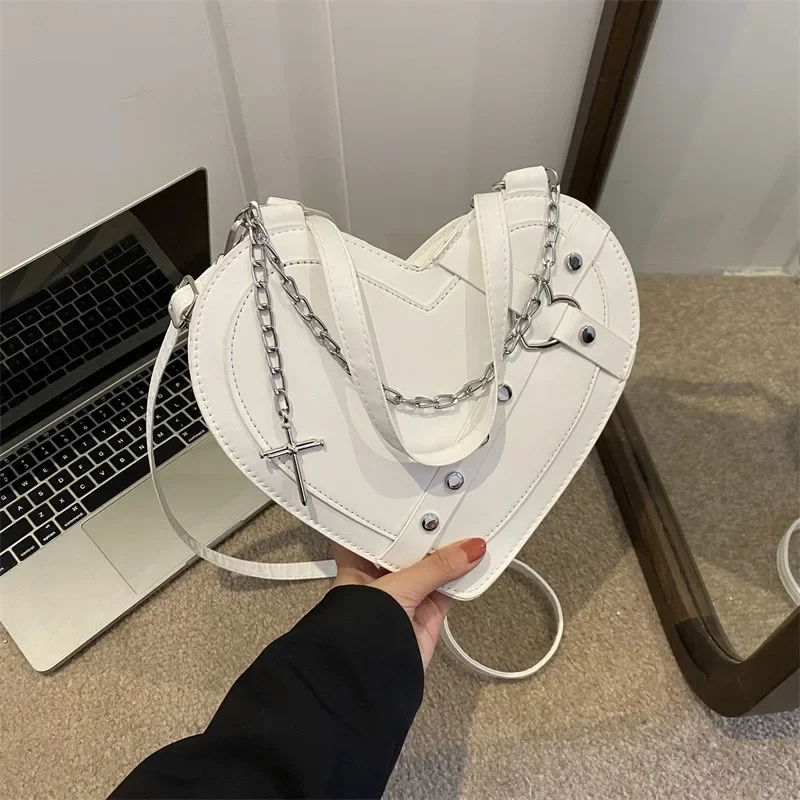 Korean Cute Niche Design Foreign Gas Crossbody Bag Handbag Winter New Trend Love Shoulder Bag One Shoulder Diagonal Shoulder Bag